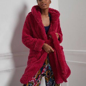 HTF Anthropologie Taleen Sherpa Robe